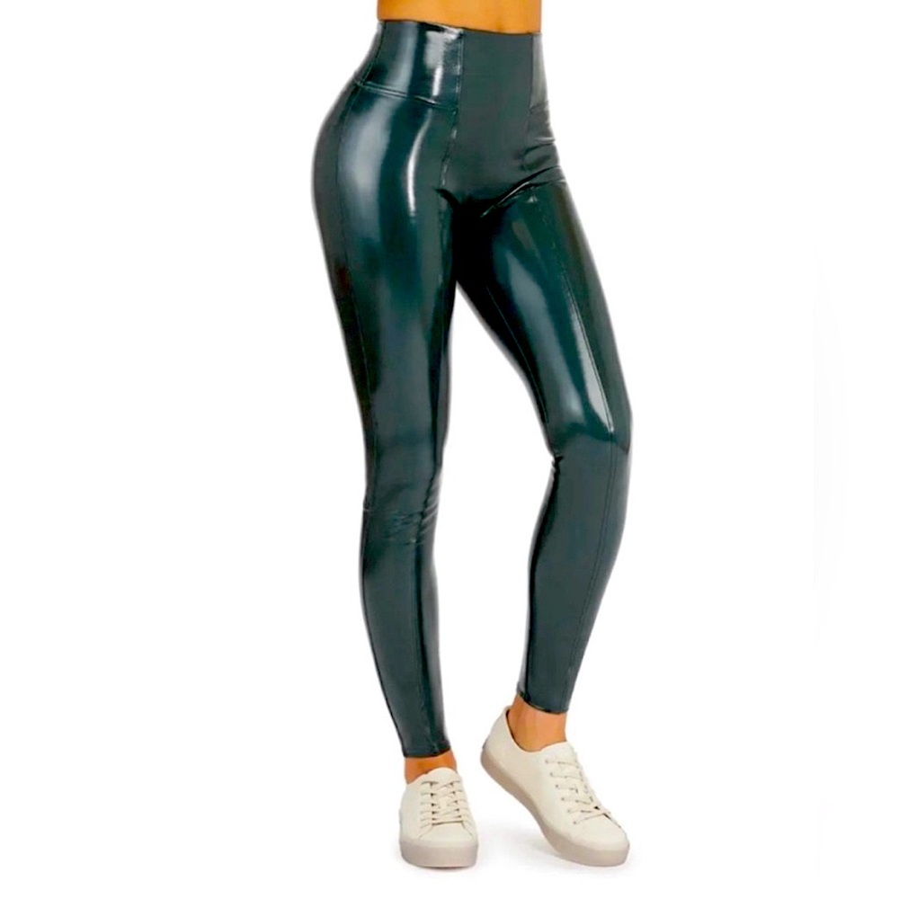 SPANXshape Faux Leather
Patent Leggings Green S Petite